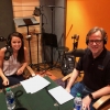 Emily Morris and Bill Nussey in the Freeing Energy recording studio